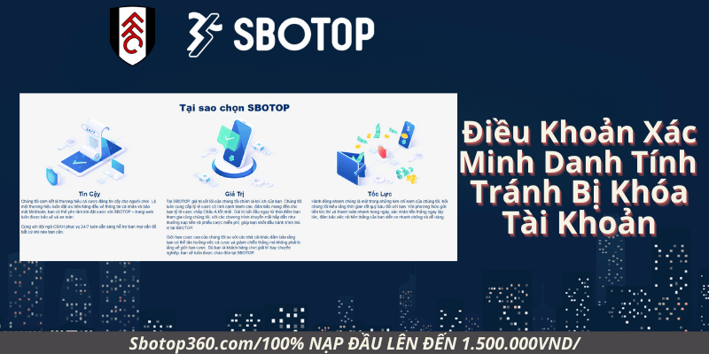 Điều Khoản Xác Minh Danh Tính - Tránh Bị Khóa Tài Khoản